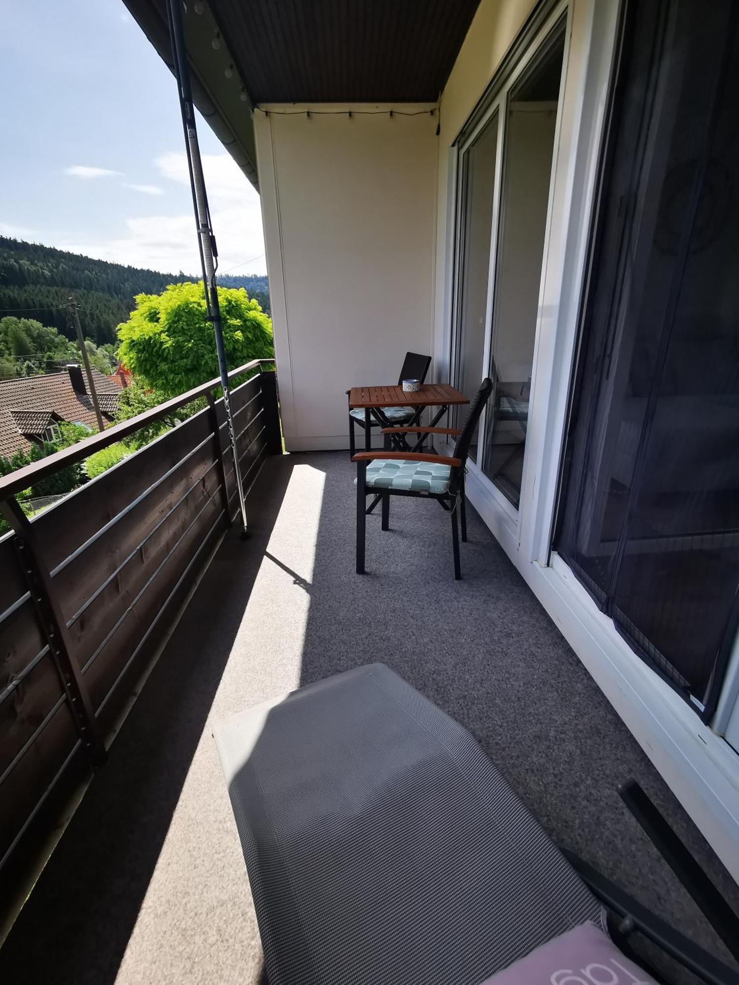 Ferienwohnung Blick Rappenstein Hausen am Tann エクステリア 写真