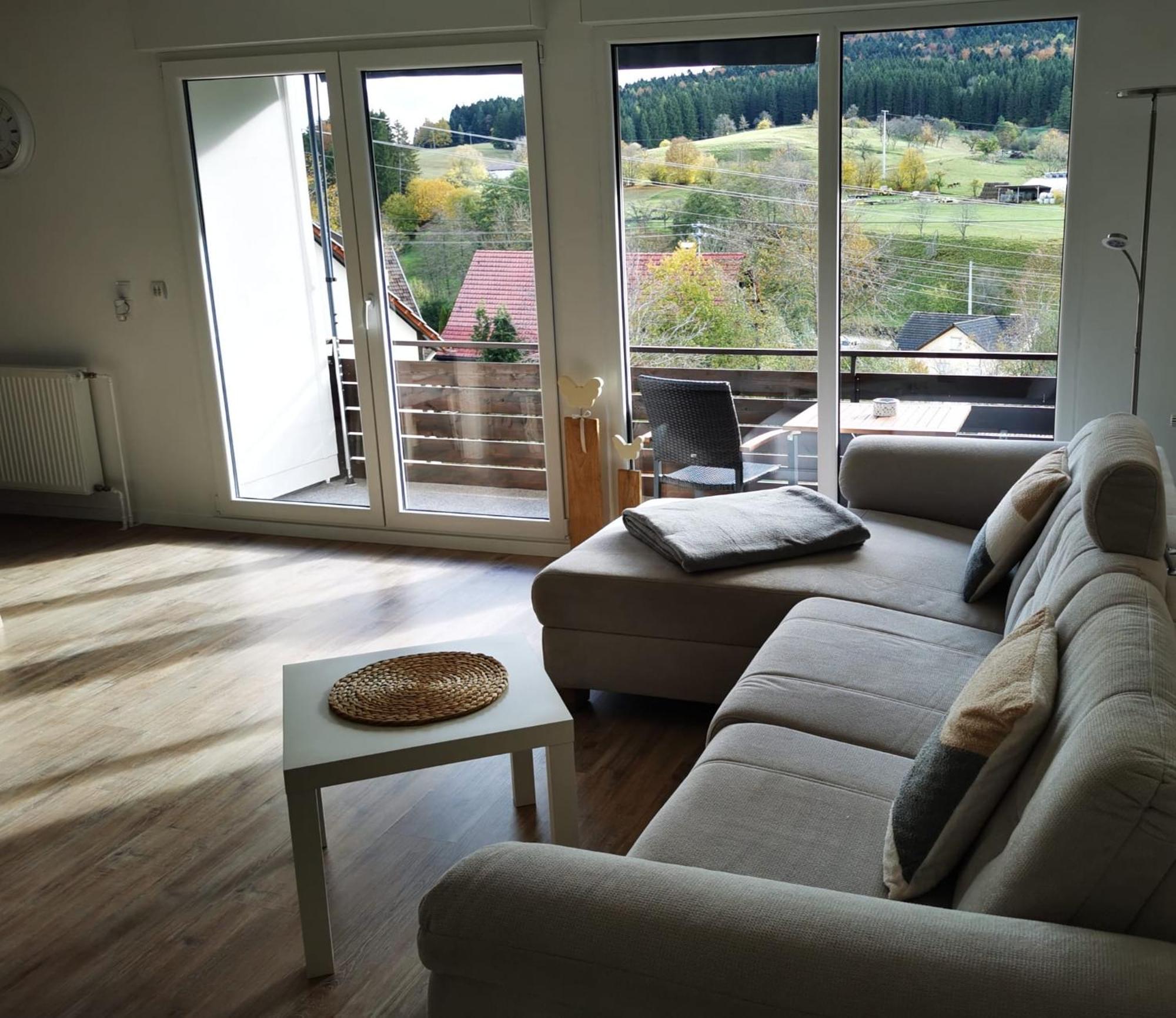 Ferienwohnung Blick Rappenstein Hausen am Tann エクステリア 写真